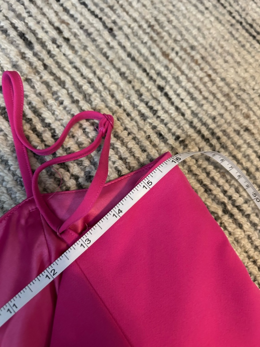 Bardot Hot Pink Ruffle-Trim Midi Dress Size 8 M - Picture 6 of 9
